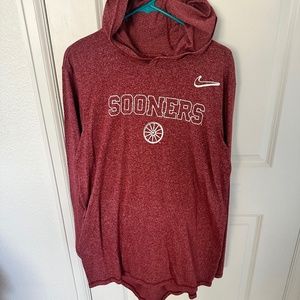 Nike Oklahoma Sooners Long Sleeve Hooded Tee